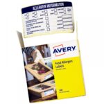 Avery Food Allergen Labels 300 Pre-printedLabels per Pack - Image 2