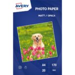 Avery Matt A4 Photo Paper 170gsm 20 Sheets - Image 2
