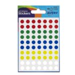 Avery 32-291 8 mm Round Assorted Colour Stickers - Image 2