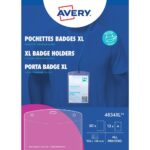 Avery 4834 Large A6 Badge Holders with Inserts - Image 2