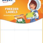 Avery CONG24 63.5 mm x 33 mm freezer-proof Labels