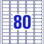 Avery L4732REV-25 35.6 x 16.9mm Mini Multipurpose Labels 25 Sheets - 80 Labels per Sheet