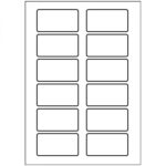 Avery L4782-20 75 x 40mm Self Adhesive Silk Name Badges 20 Sheets - 12 Labels per Sheet
