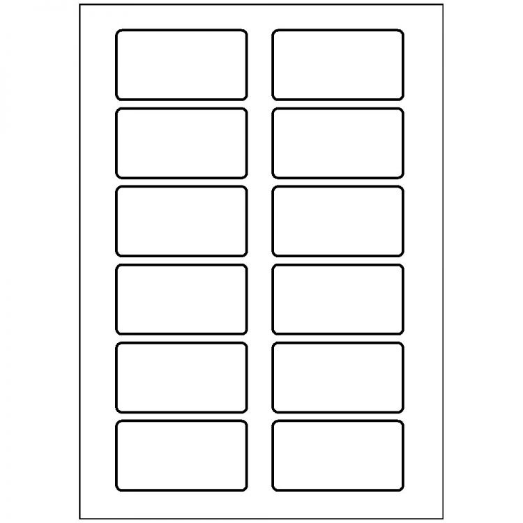 Avery L4782-20 75 x 40mm Self Adhesive Silk Name Badges 20 Sheets - 12 Labels per Sheet Avery L4782-20 75 x 40mm Self Adhesive Silk Name Badges 20 Sheets - 12 Labels per Sheet