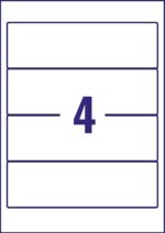 Avery L7171-25 Filing Labels 25 sheets - 4 Labels per Sheet - Image 2