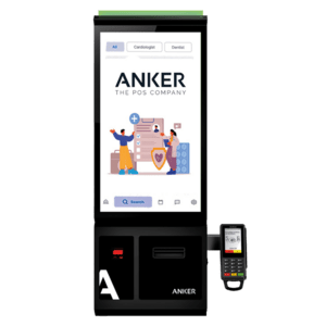 ANK_S238-II_A_black_front_web Anker Self-Checkout S238-II, Scanner (2D), BT, Ethernet, Wi-Fi, black - Image 1