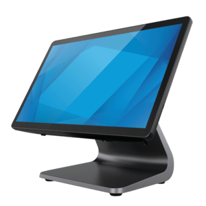 ELO_E-Series-3_left_shop Elo E-Series 3, without stand, 39.6 cm (15,6''), Full HD, USB, USB-C, RS232, BT, Ethernet, Intel Celeron, SSD, kit (RS232), black - Image 1